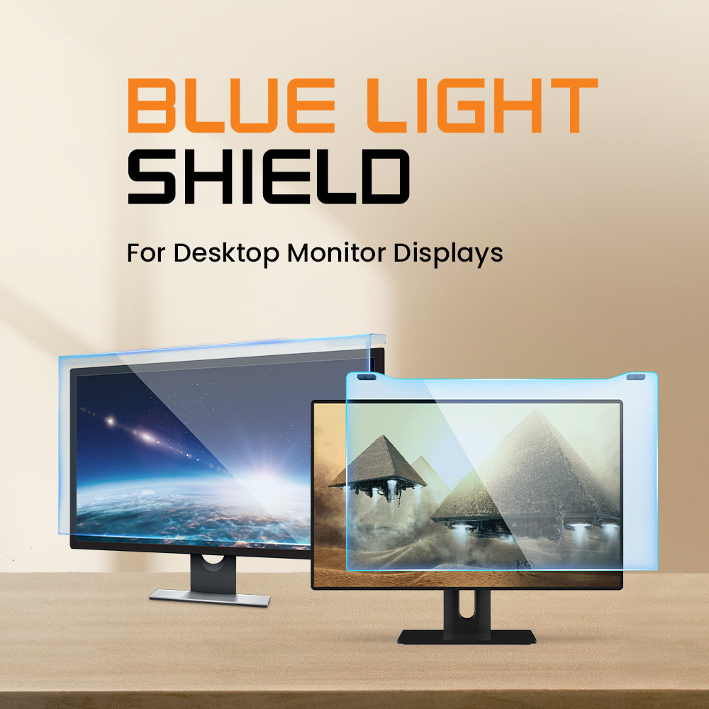 TECGEAR Blue Light Shield for Desktop Monitors
