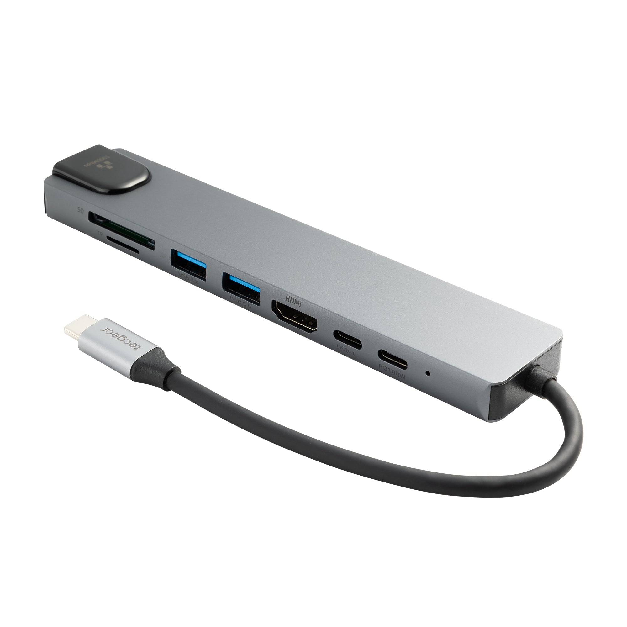 TECGEAR 8 in 1 USB C Hub