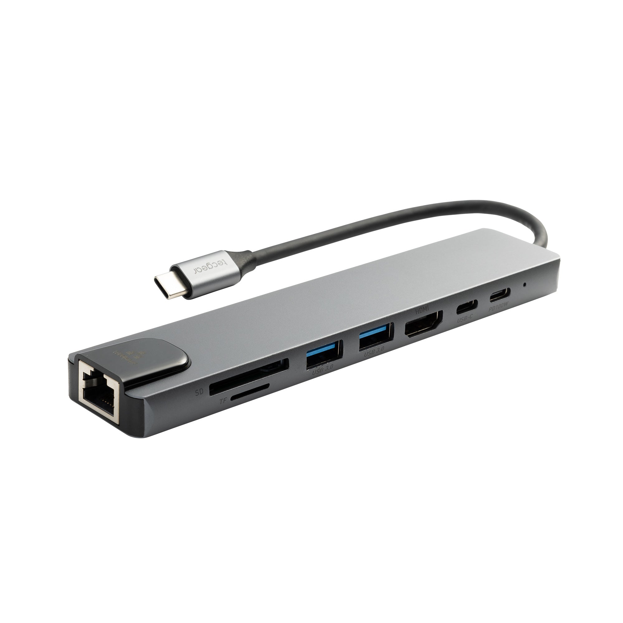 TECGEAR 8 in 1 USB C Hub