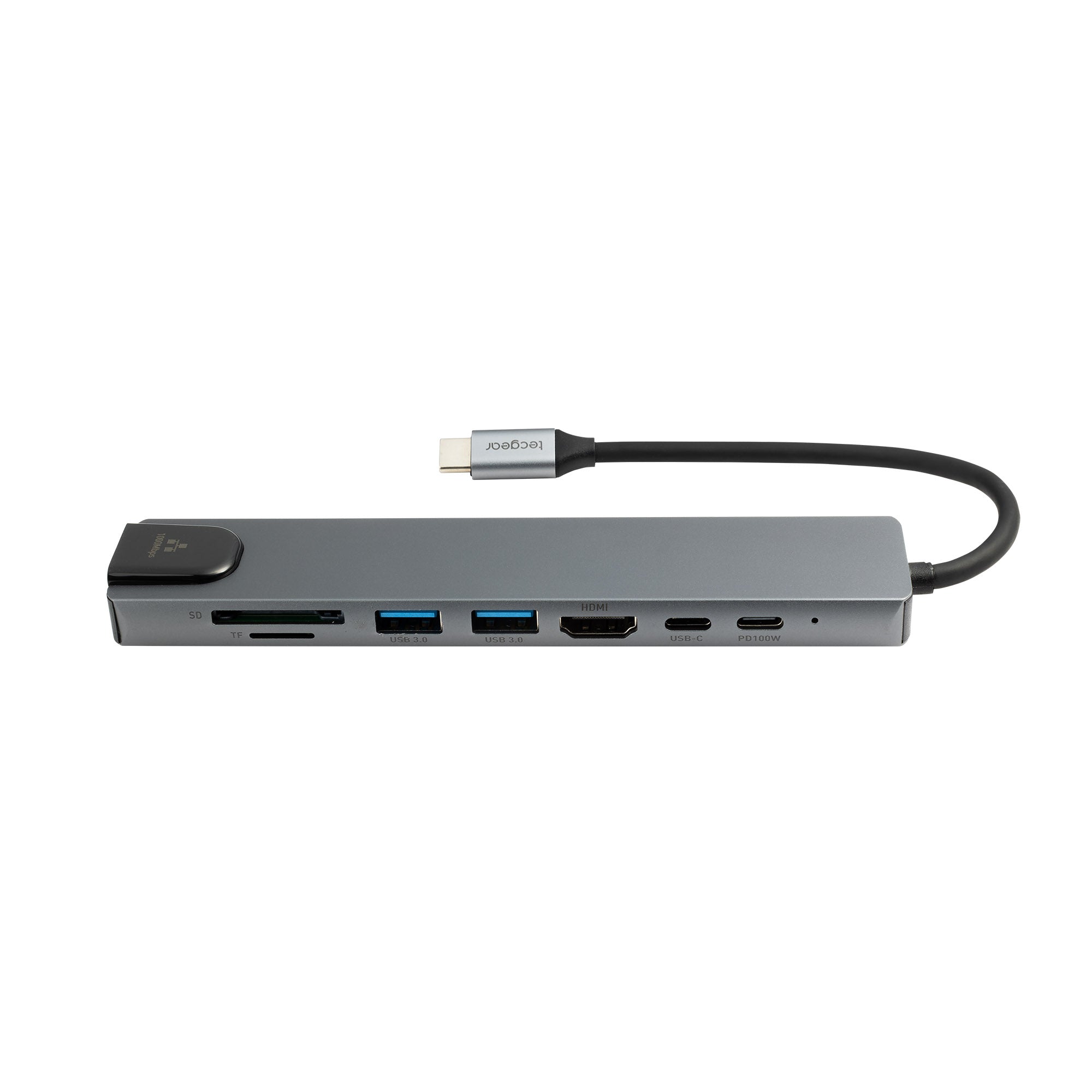 TECGEAR 8 in 1 USB C Hub