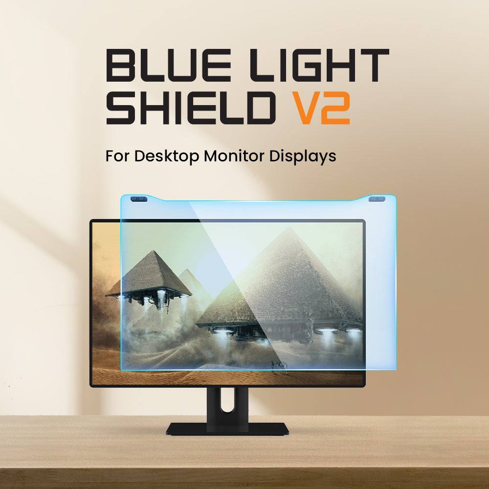 TECGEAR Blue Light Shield for Desktop Monitors