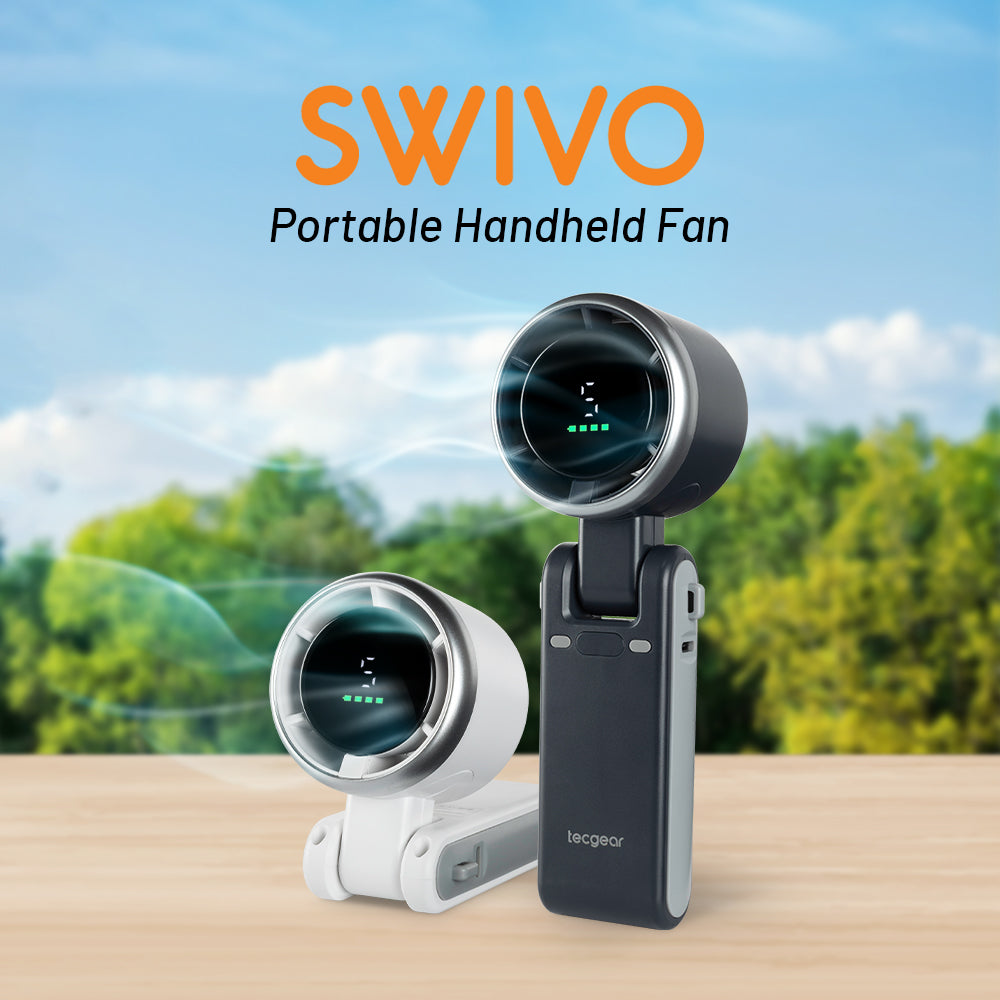TECGEAR Swivo Handheld Fan